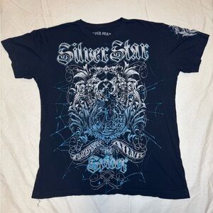 Silver Star Graphic T-Shirt